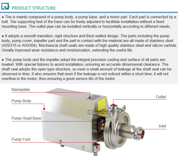 China Sanitary Negative Pressure Pump LKH Manufacturers & Suppliers